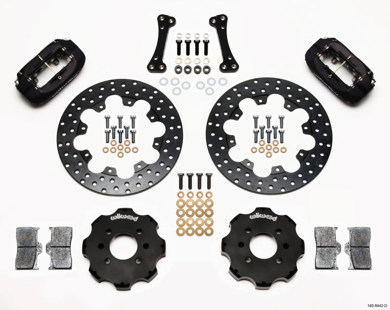 Wilwood Forged Dynalite Front Drag Brake Kit for Acura Integra and Civic – Part Number 140-8442-D