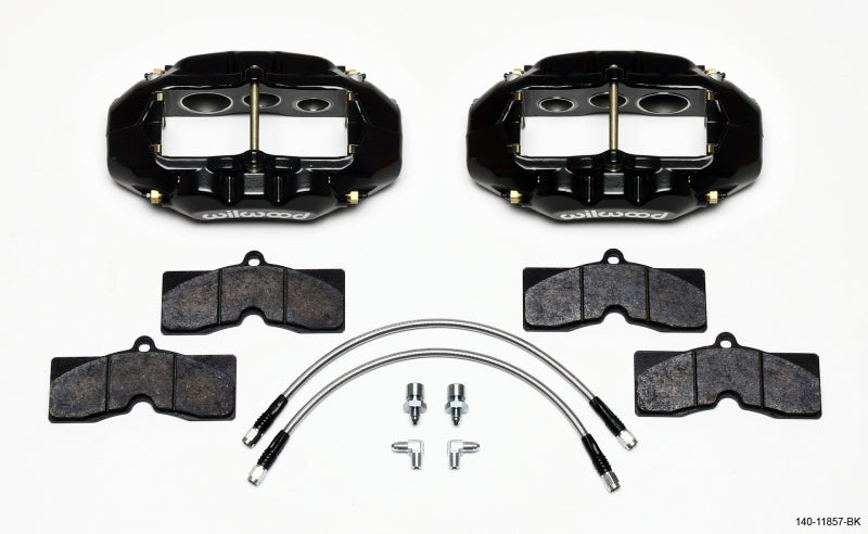Wilwood D8-6 Front Caliper Kit for Chevrolet Corvette C2/C3 1965-1982 - Black