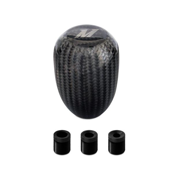 Mishimoto Carbon Fiber Shift Knob with InMin Logo – Universal Fitment for Manual Transmissions