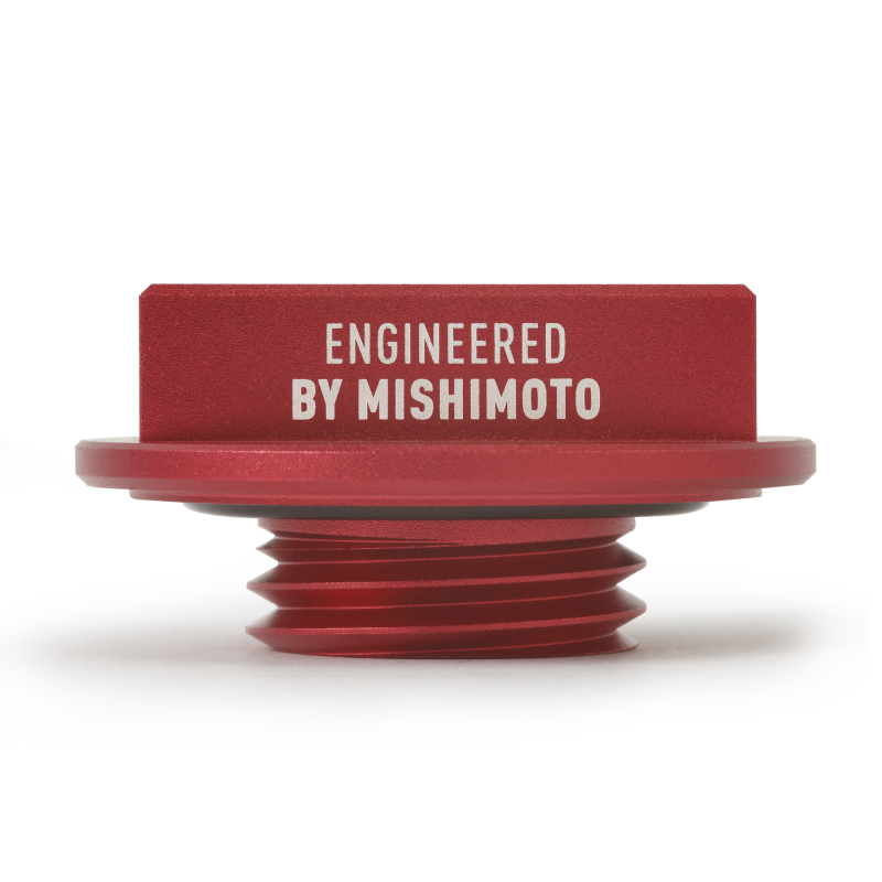 Mishimoto Honda Hoonigan Oil Filler Cap - Red with Matching Bottle Opener/Multi-Tool Keychain