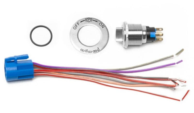 Wilwood Electronic Parking Brake Caliper Switch Kit with On/Off Sticker - Part #300-15936
