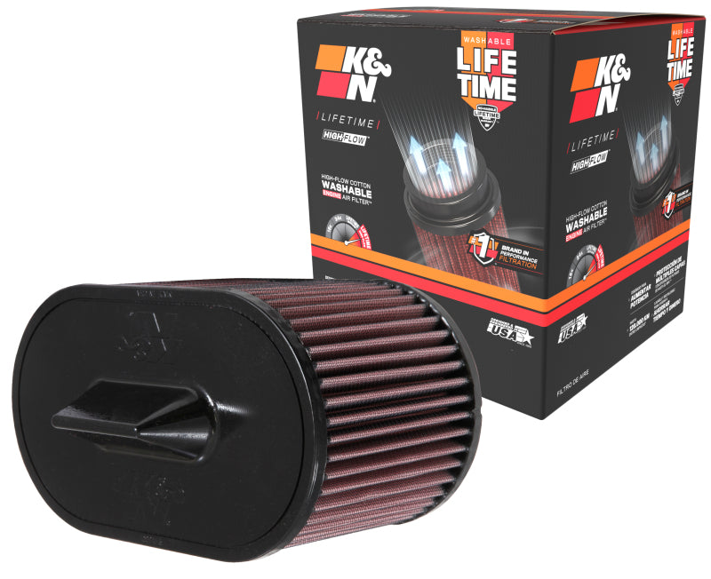 K&N Engineering E-0651 High-Flow Replacement Air Filter for Maserati Ghibli and Quattroporte