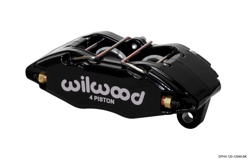 Wilwood Dynapro Honda/Acura Brake Caliper Part Number 120-12949-BK - Black Powder Coated, 4-Piston Performance Upgrade