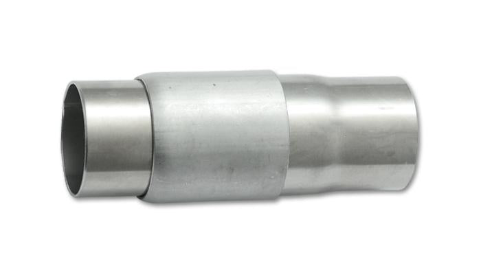Vibrant T304 Stainless Steel Slip Joint Adapter for 1.5-inch OD Tubing - 3 Piece Assembly