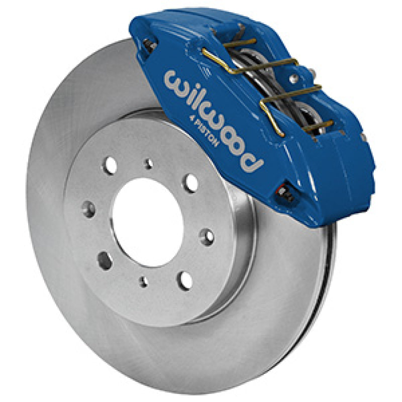 Wilwood DPHA Front Caliper & Rotor Kit for Honda/Acura with 262mm OE Rotor - Competition Blue