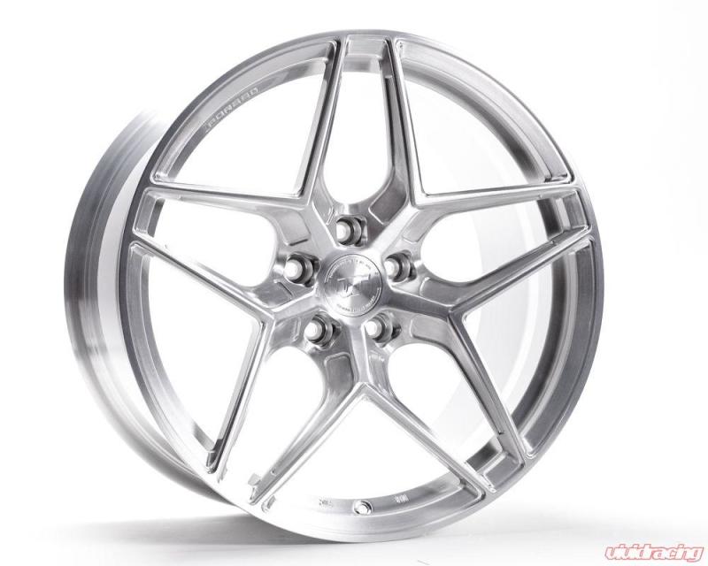 Vivid Racing VR Forged D04 Wheel Brushed Finish 20x9 +45mm Offset for 5x130 Bolt Pattern