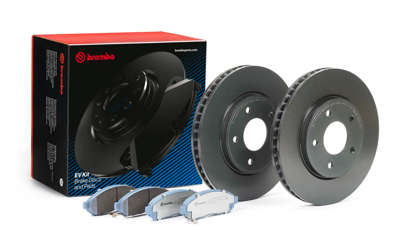 Brembo OE Front Brake Kit for 2010+ Nissan Leaf, Nissan NV200 and Van EVs – Part Number KT08017