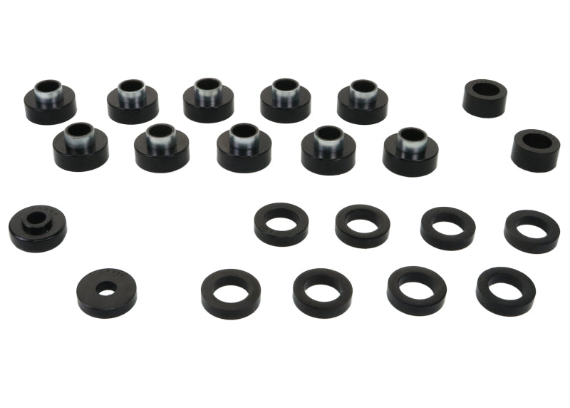 Whiteline W93549 Body Mount and Radiator Support Bushings for Jeep CJ5 and CJ7
