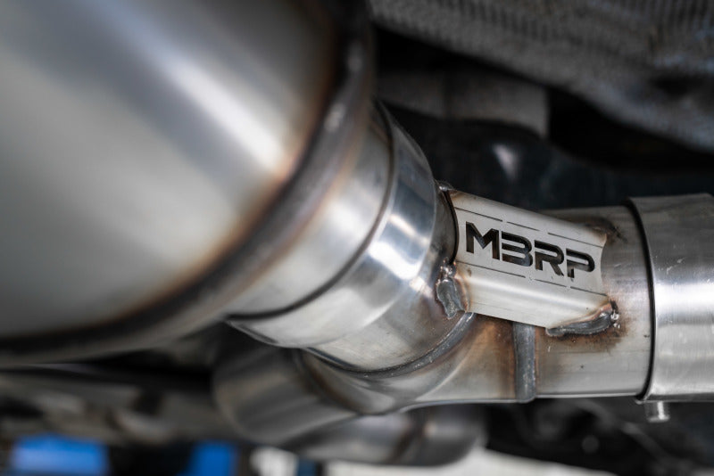 MBRP Armor Pro Series S46013CF Cat Back Exhaust System for 2015-2018 Audi S3 and RS3 with Carbon Fiber Tips