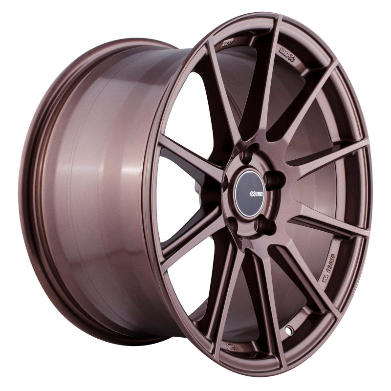 Enkei TS10 18x9.5-inch Black Alloy Wheel with 35mm Offset and 5x114.3 Bolt Pattern