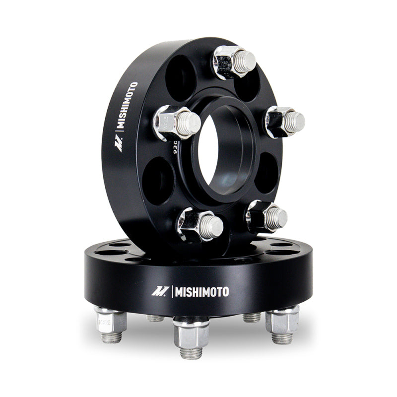 Mishimoto 5x114.3 Wheel Spacers with 70.5mm Center Bore for Ford Mustang - Black