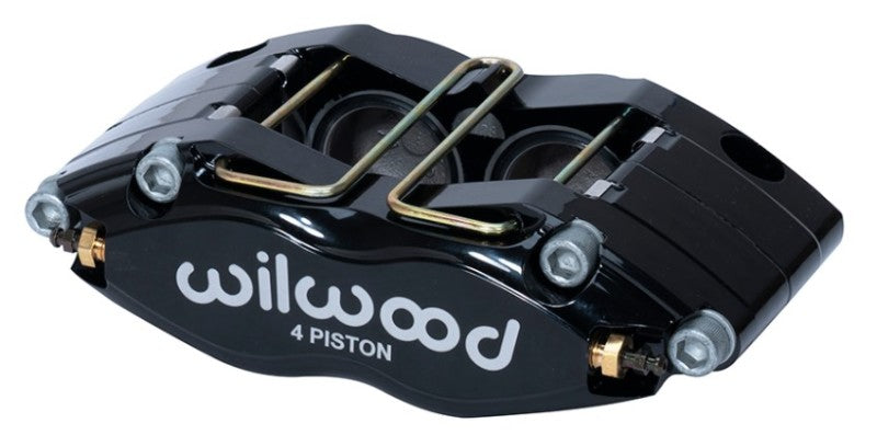Wilwood DPR-DS Four-Piston Radial Mount Dust Seal Caliper with Black Finish and 1.25-inch Piston