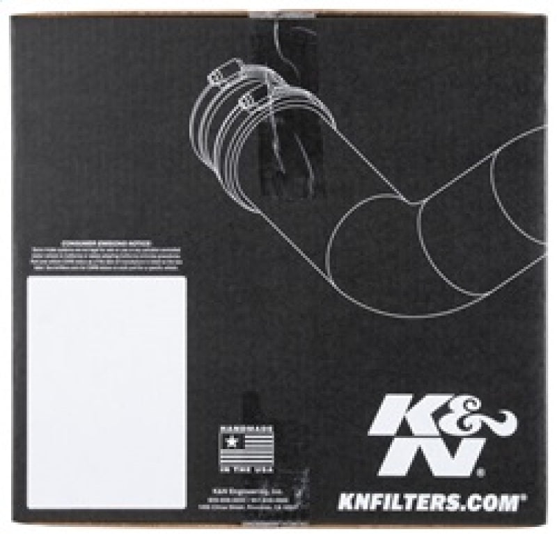 K&N Engineering 69-6546TWR Wrinkle Red Cold Air Intake System for Mitsubishi Lancer (2008-2014)