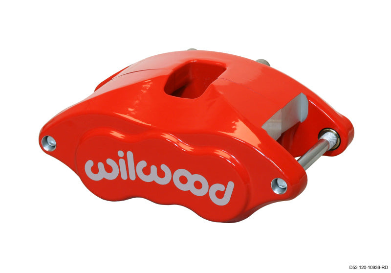 Wilwood D52 Red 2-Piston Brake Caliper for GM Vehicles – Part Number 120-10936-RD
