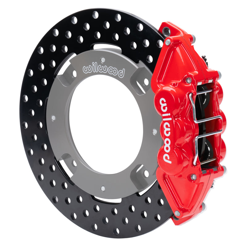 Wilwood 17-21 Can-Am X3RS Rear Brake Kit with 6-Piston Calipers and 11.25 Inch Drilled Rotors