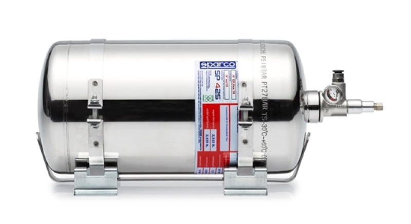 Sparco 4.25 Liter Electric Steel Fire Extinguisher System – Automotive Safety Equipment