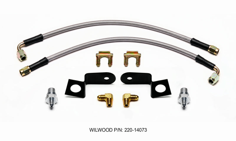 Wilwood Flexline Kit 14-inch M10-1.00 90 Degree – Automotive Brake Line Upgrade