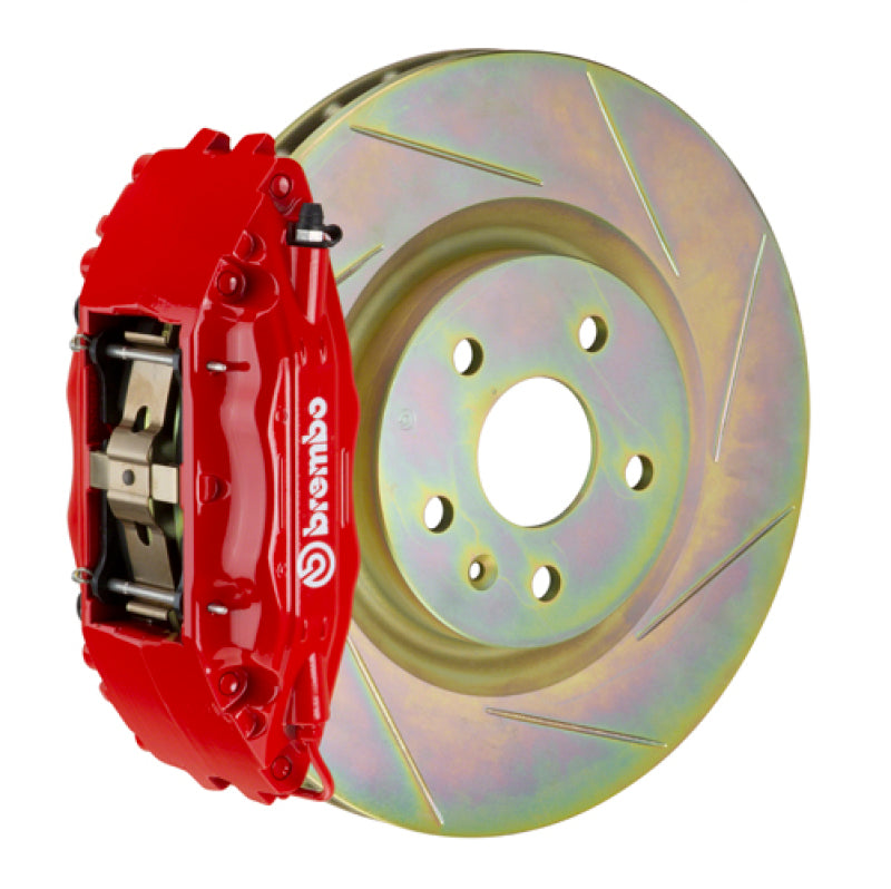 Brembo 12-16 FR-S Front GT Big Brake Kit with 4-Piston Cast Rotors - Slotted Type 1 Red