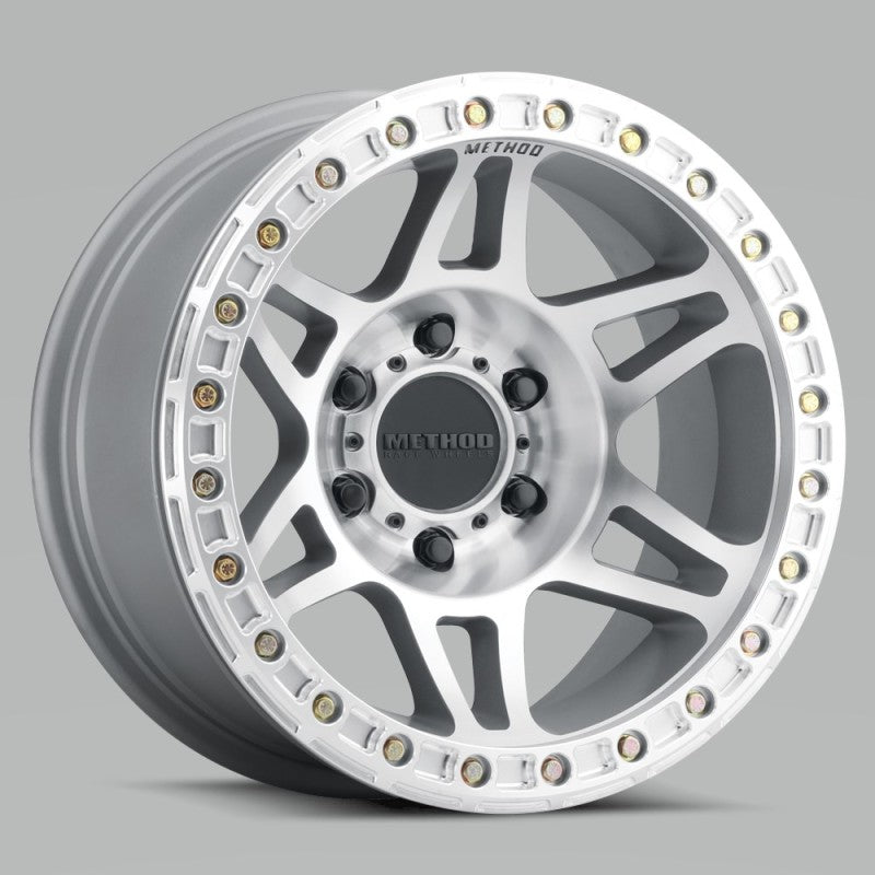 Method MR106 Beadlock Wheel 17x9 Inches with -44mm Offset and 8x6.5 Bolt Pattern