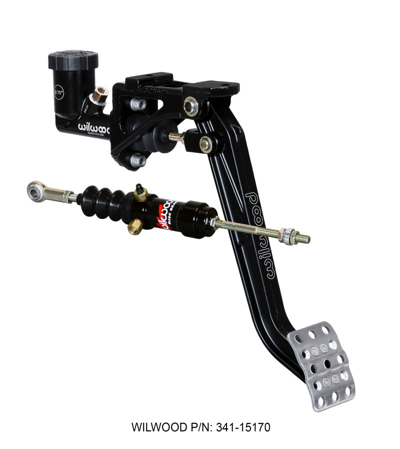 Wilwood Clutch Kit with Forged Adjustable Pedal, Master Cylinder, and Slave Cylinder – Swing Mount, 7:1 Ratio