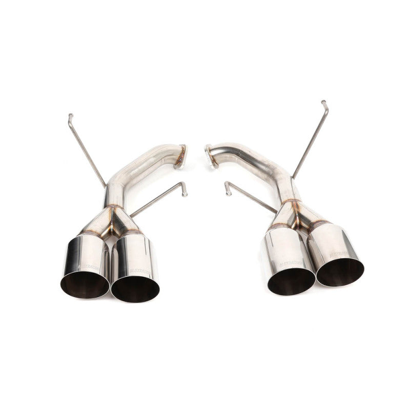 BLOX Racing 2022+ WRX Muffler Delete / Axle Back Single Wall 4-inch Polished Tips