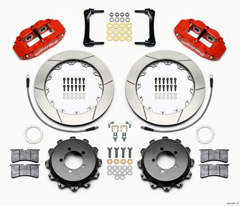 Wilwood Narrow Superlite 4R Rear Brake Kit with 12.88-inch Rotors for Toyota and Subaru FRS (Part #140-12871-R)