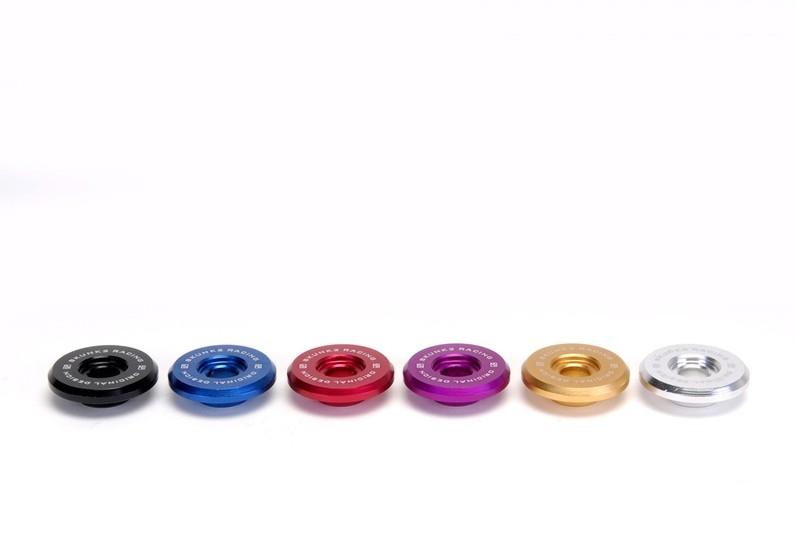 Skunk2 Racing Low Profile Valve Cover Hardware Kit for Honda/Acura K-Series Engines - Clear Anodized Finish