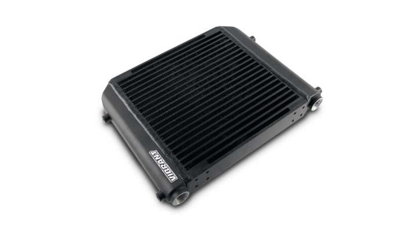 Vibrant Single Pass Oil Cooler Assembly 12 in. x 12 in. x 2 in. for Automotive Performance