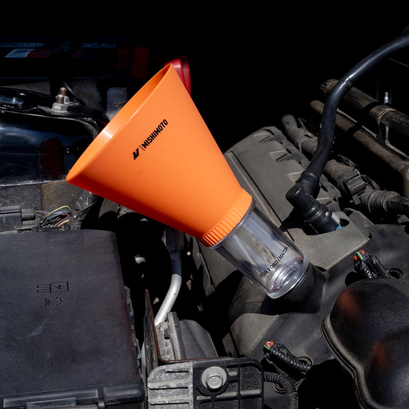 Mishimoto MMTL-SOOF-KIT Screw-On Oil Funnel Full Kit for BMW, Volkswagen, and More