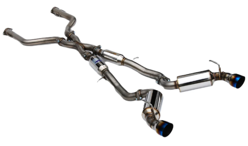 Invidia 2022+ Nissan Z 70mm N1 Cat Back Exhaust with Titanium Tips - Part HS22N4Z7GD1STL