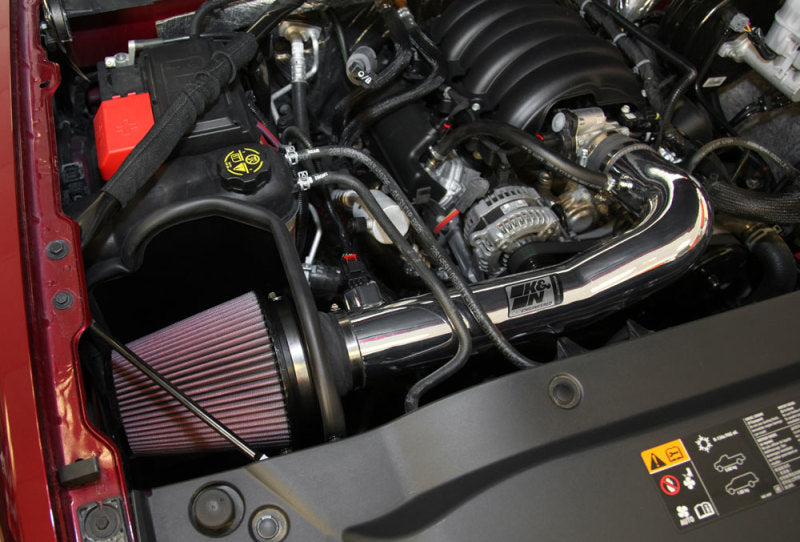 K&N 77 Series Performance Cold Air Intake Kit for 2014-2016 Chevrolet Silverado and GMC Sierra 1500 4.3L V6 by K&N Engineering Part 77-3085KP