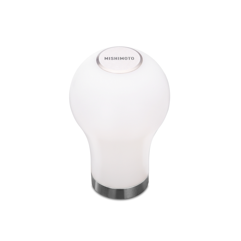 Mishimoto Teardrop Shift Knob - White | Precision Manual Transmission Accessory