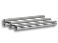 Vibrant 5-inch OD T6061 Aluminum Straight Tube - Polished Finish, 18 inches Long