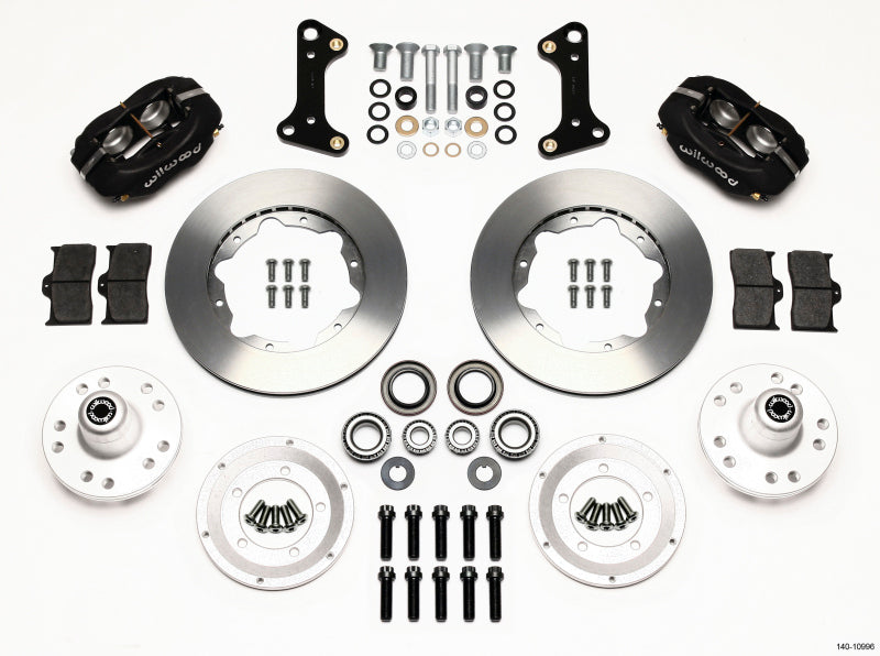 Wilwood Forged Dynalite Front Hub Kit 11-inch for GM 1967-1969 Camaro and 1964-1974 Nova, Chevelle - Part #140-10996