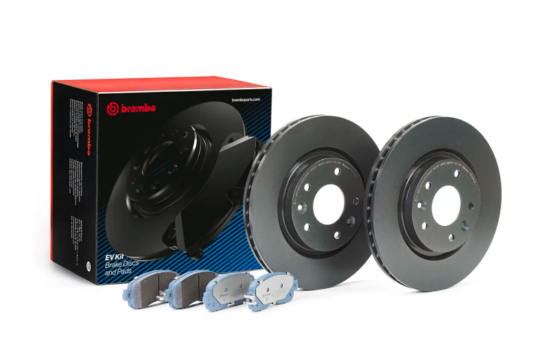 Brembo OE 2010+ Nissan Leaf (ZE0) Electric Vehicle Front Brake Kit - Part Number KT08019