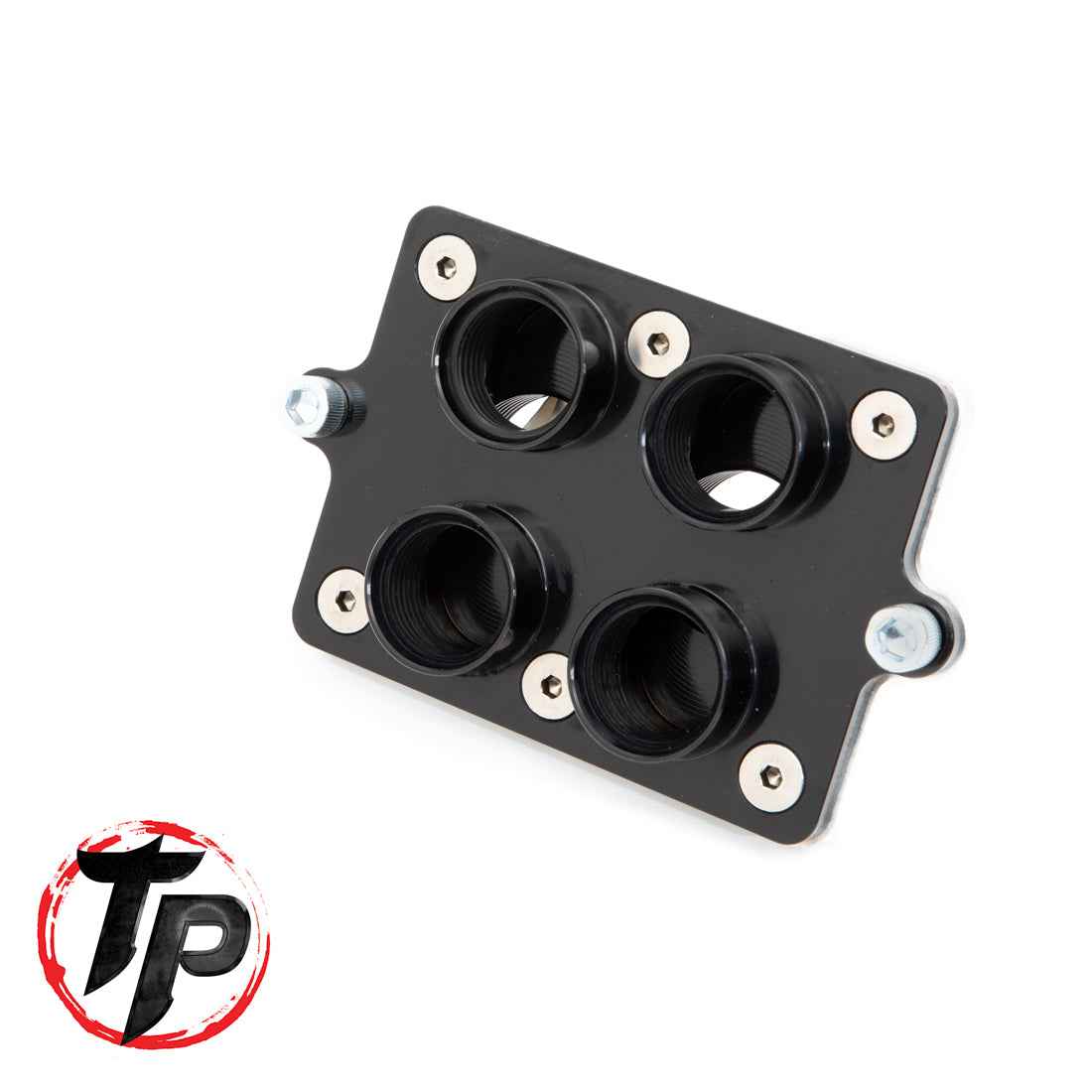 2-into-4 -16AN To -12AN Billet Firewall Pass Through Bulkhead