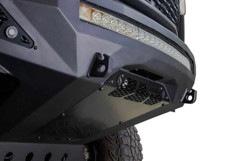 Addictive Desert Designs 2025 Ram RHO Stealth Fighter Front Bumper with LED Light Mounts and D-Ring Clevises