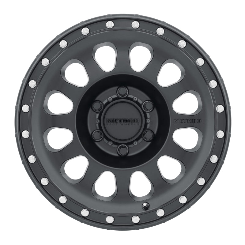 Method MR315 17x8.5 Inch Matte Black Off-Road Wheel with 6x135 Bolt Pattern and 87mm Hub Bore