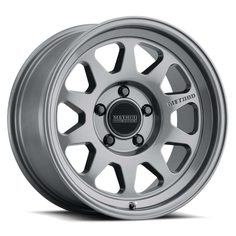Method MR316 17x8 Inch Alloy Wheel with 25mm Offset in Titanium Finish
