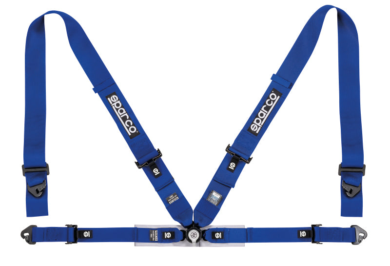 Sparco Belt 4Pt 3in/2in Competition Harness - Blue, Part #04716M1AZ