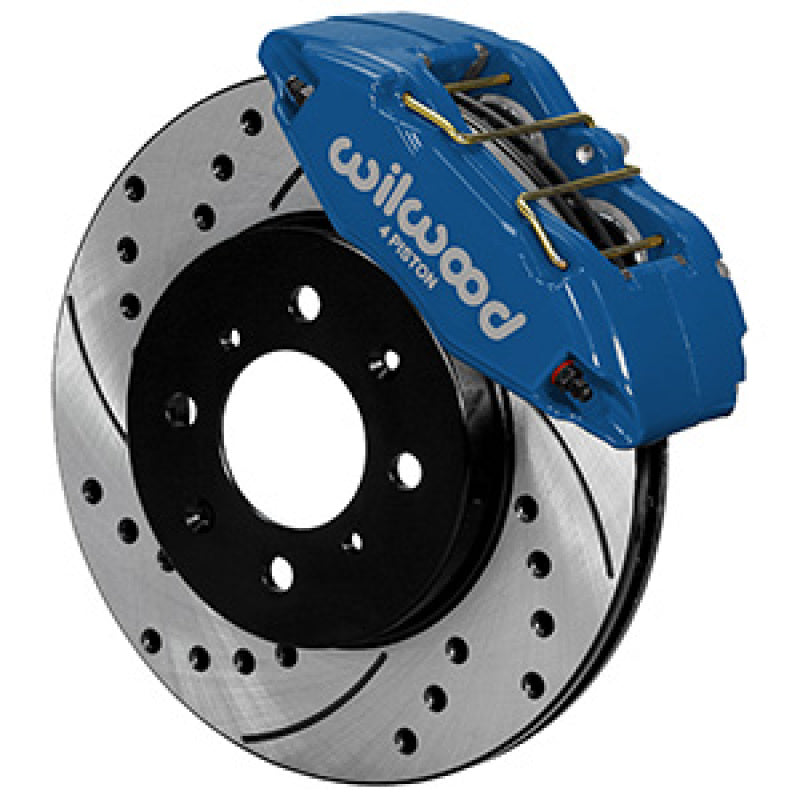 Wilwood DPHA Front Caliper & Rotor Kit for Honda/Acura with 262mm OE Rotor – Competition Blue