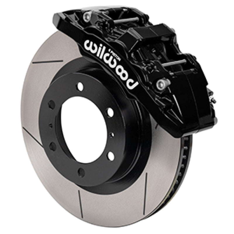 Wilwood Aero6-DM Black Front Brake Kit for Toyota 4Runner 2015-2021 – Slotted Rotors and High-Performance Brake Components