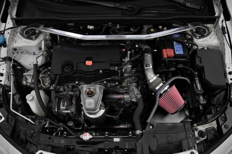 K&N Engineering 69-1510TC Silver Typhoon Cold Air Intake System for Honda Civic 2.0L L4 (2022-2024)