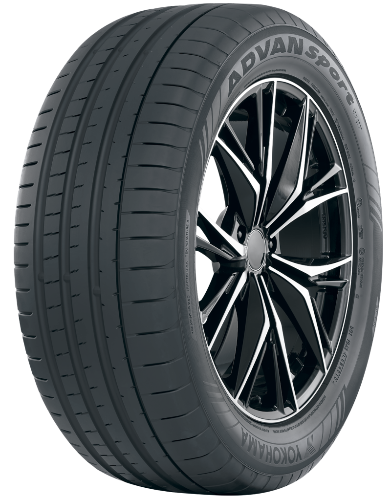 Yokohama Advan Sport V107 Tire - 235/45ZR18 98Y for High-Performance Touring Vehicles