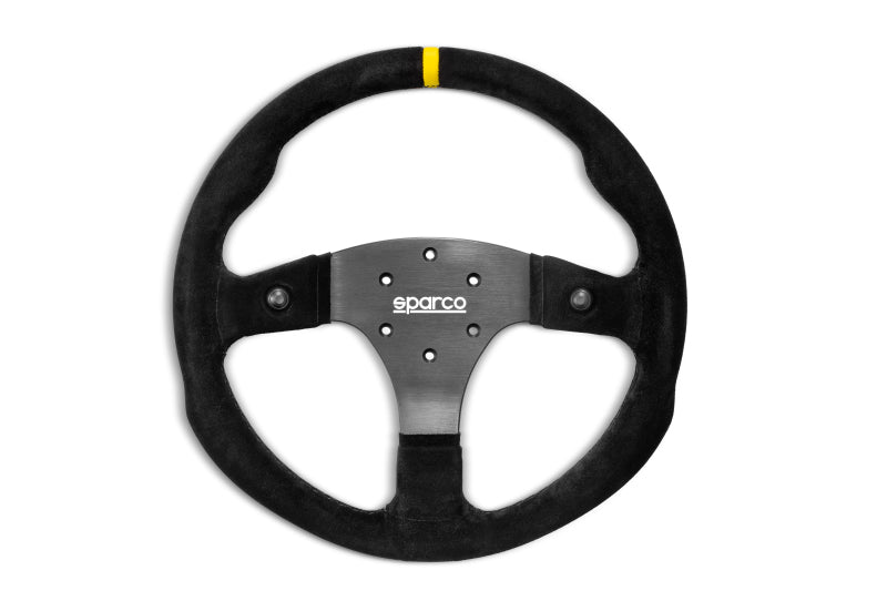 Sparco R330 Suede Steering Wheel - Premium Performance Automotive Accessory