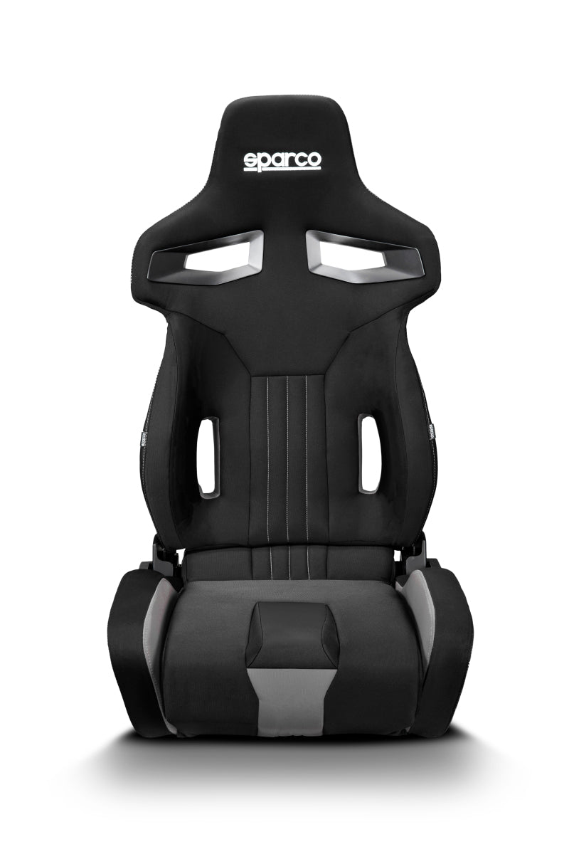 Sparco R333 2021 Black/Grey Automotive Racing Seat - Model 009011NRGR