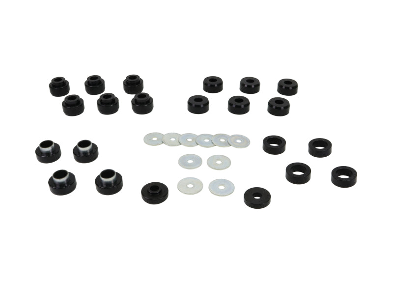 Whiteline W93541 Body Mount Bushing Set for 1987-1995 Jeep Wrangler