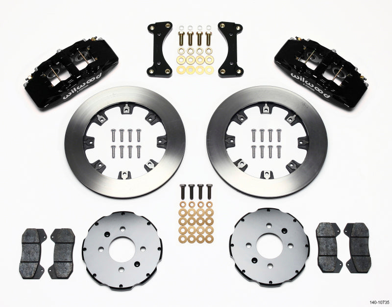 Wilwood Dynapro 6 Front Hat Kit for 1990-1992 Honda/Acura with 12.19-inch Disc - Part #140-10735