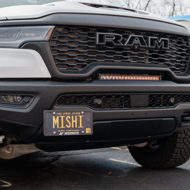 Mishimoto 2025+ Dodge RAM 1500 License Plate Relocation Kit - Improved Airflow and Clean Appearance