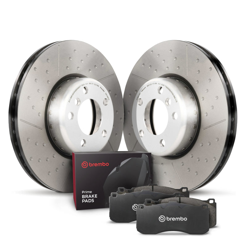 Brembo OE Front Disc Brake Kit for BMW 328i (2012-2015) – Enhanced Performance and Cooling
